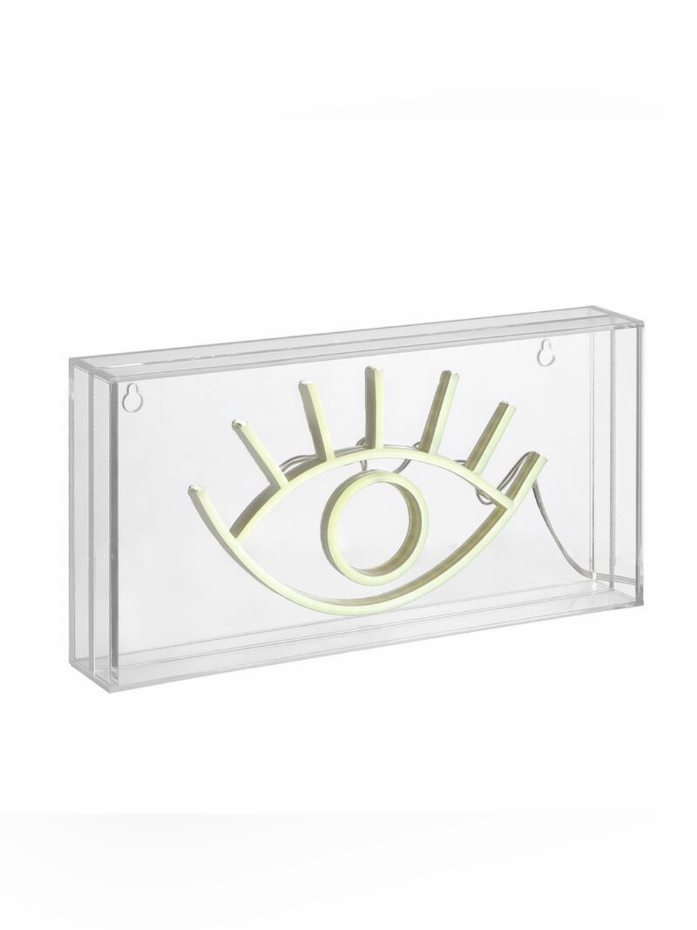 Jonathan Y Evil Eye All Seeing Eye LED Neon Box Light BNWT